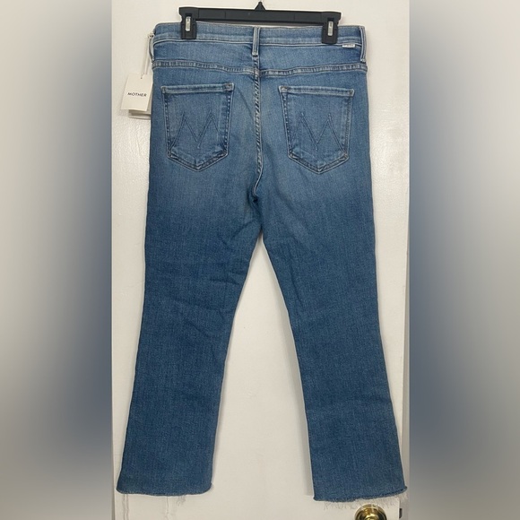 NWT MOTHER The Insider Step Fray Promises to Keep Blue Size 30 - Picture 2 of 9